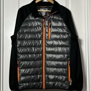 C9 by Champion Lightweight Softshell Sleeves Black Full Zip‎ Down Puffer Jacket